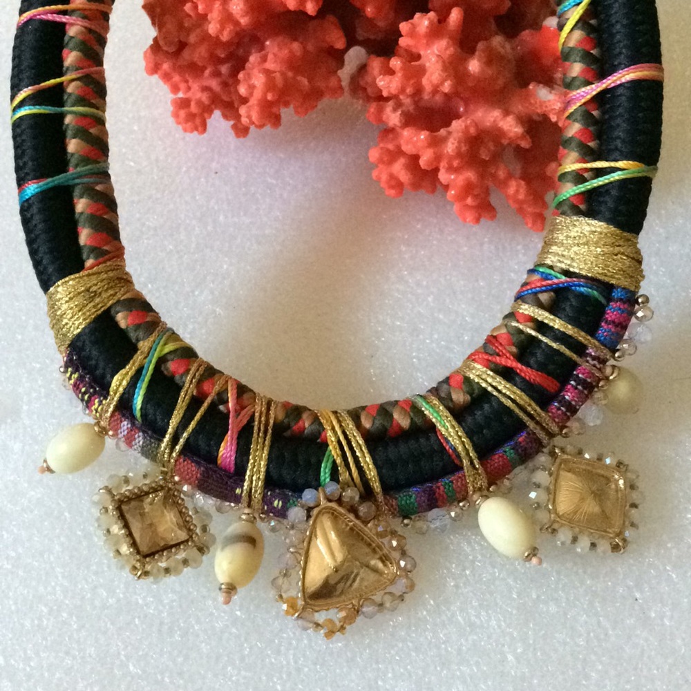 Vintage boho necklace